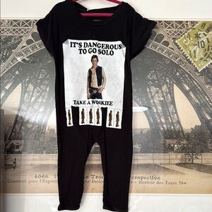 Star Wars Disney Black Bodysuit One Piece